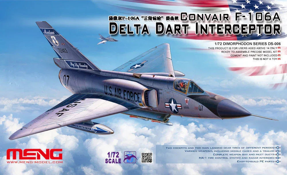 CONVAIR F-106A Delta Dart Interceptor - PremiumHobby