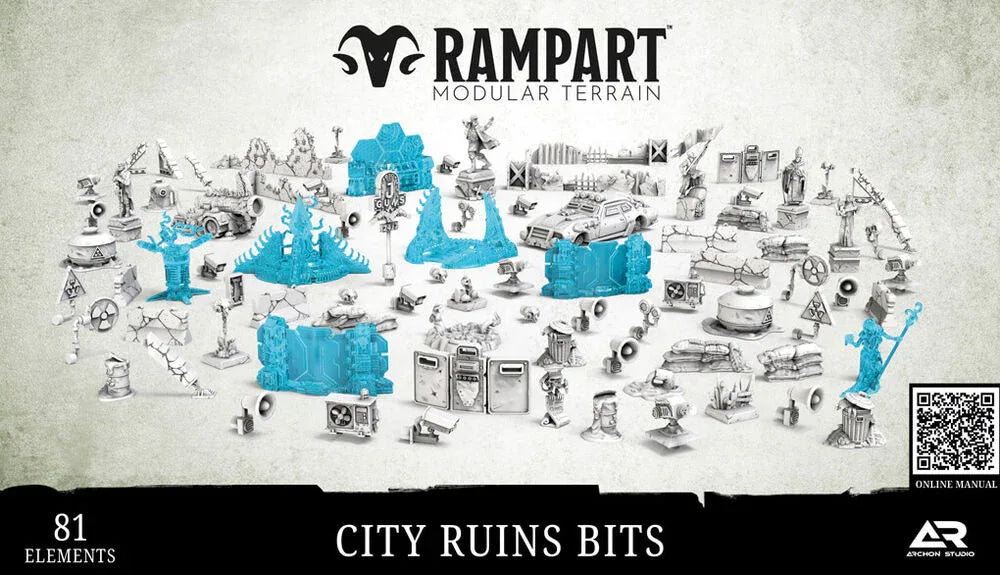 Modular Terrain: CITY RUINS BITS - PremiumHobby