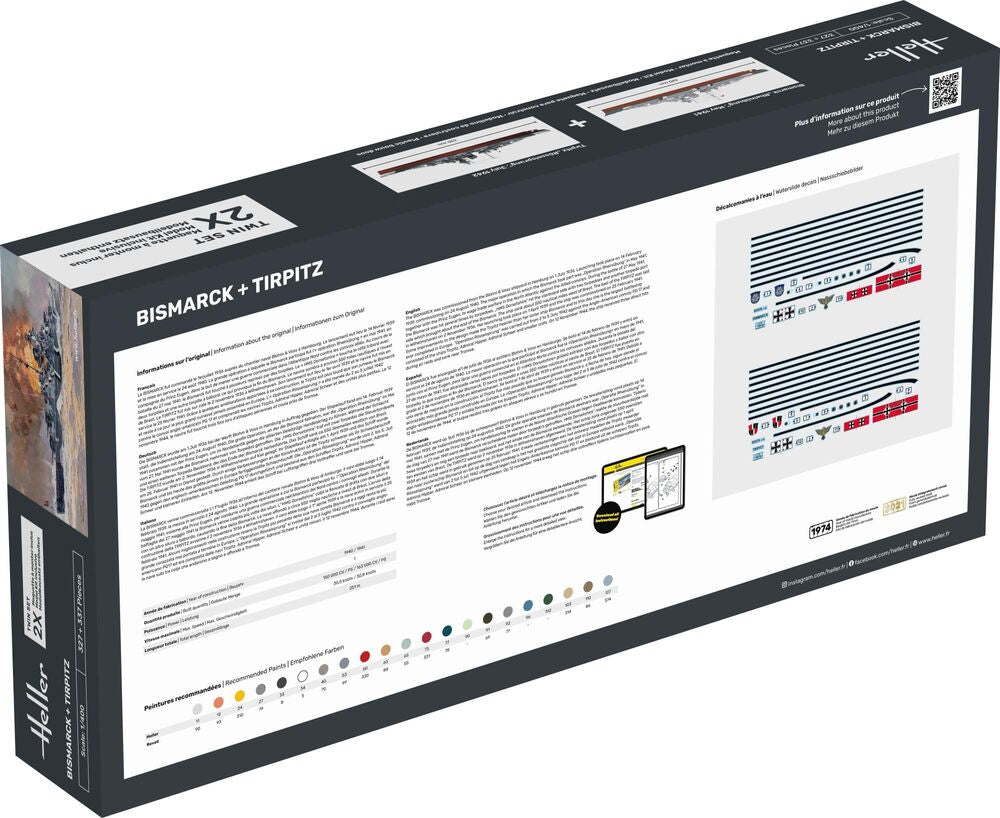 STARTER KIT Twin Set Bismarck + Tirpitz