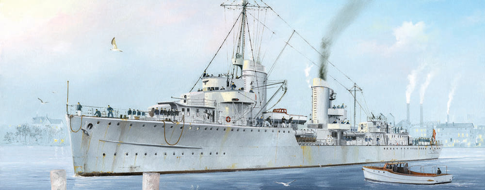 German Zerstörer Z-7, 1942