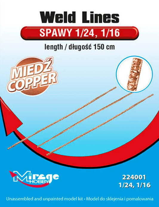 Weld Lines sc.1/241/16:length 150cm(Cop