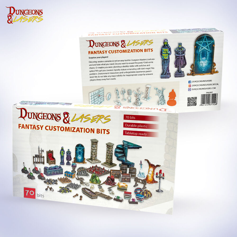 Dungeons & Lasers Expansion Set: FANTASY CUSTOMIZATION BITS