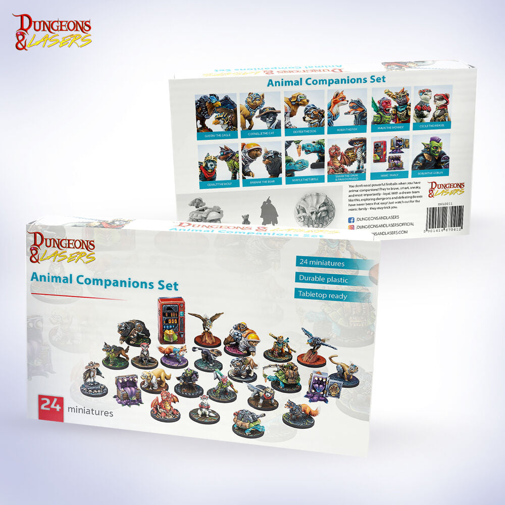 Dungeons & Lasers Miniatures: ANIMAL COMPANIONS