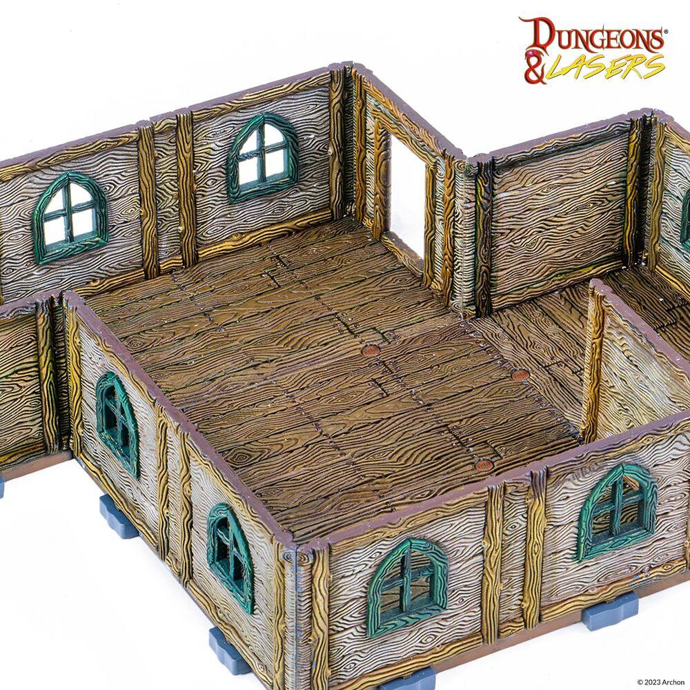 Dungeons & Lasers Expansion Set: WOODEN COTTAGE - PremiumHobby