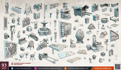 Dungeons & Lasers Expansion Set: CITY BITS BUNDLE - PremiumHobby