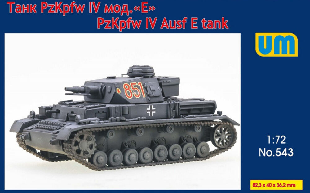Pz.Kpfw IV Ausf E WWII German tank