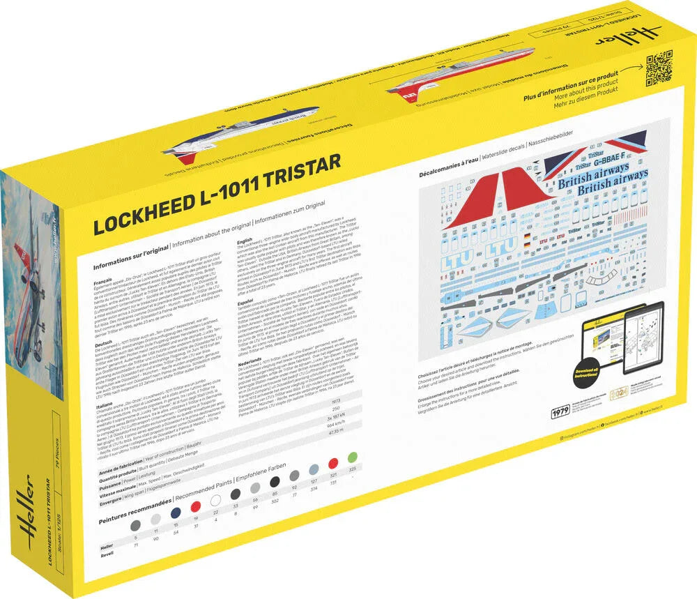 STARTER KIT Lockheed L-1011 Tristar - PremiumHobby