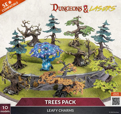 Dungeons & Lasers Expansion Set: TREES PACK - PremiumHobby