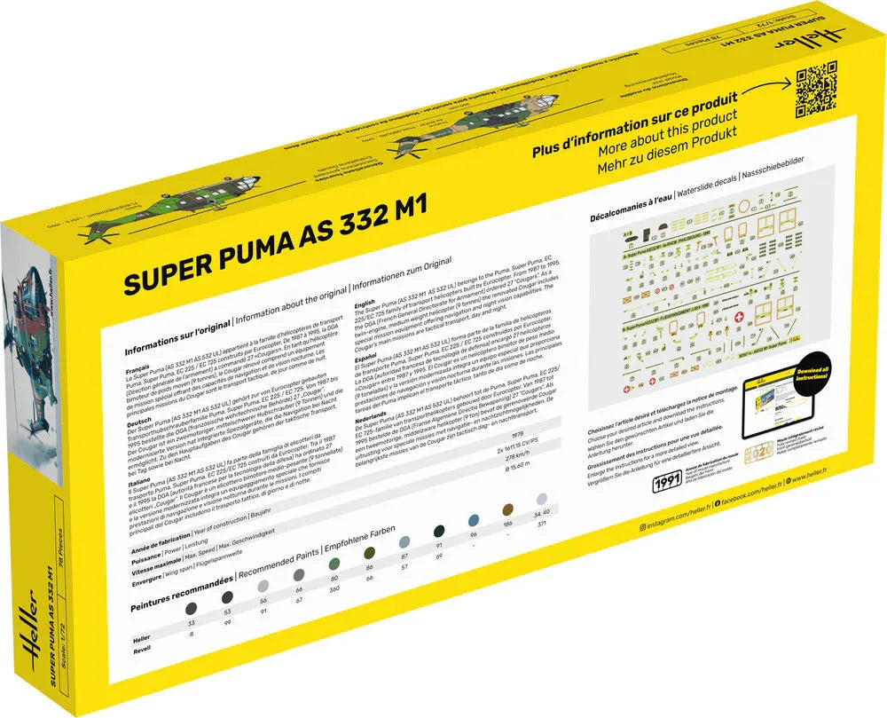 STARTER KIT Super Puma AS 332 M1 - PremiumHobby