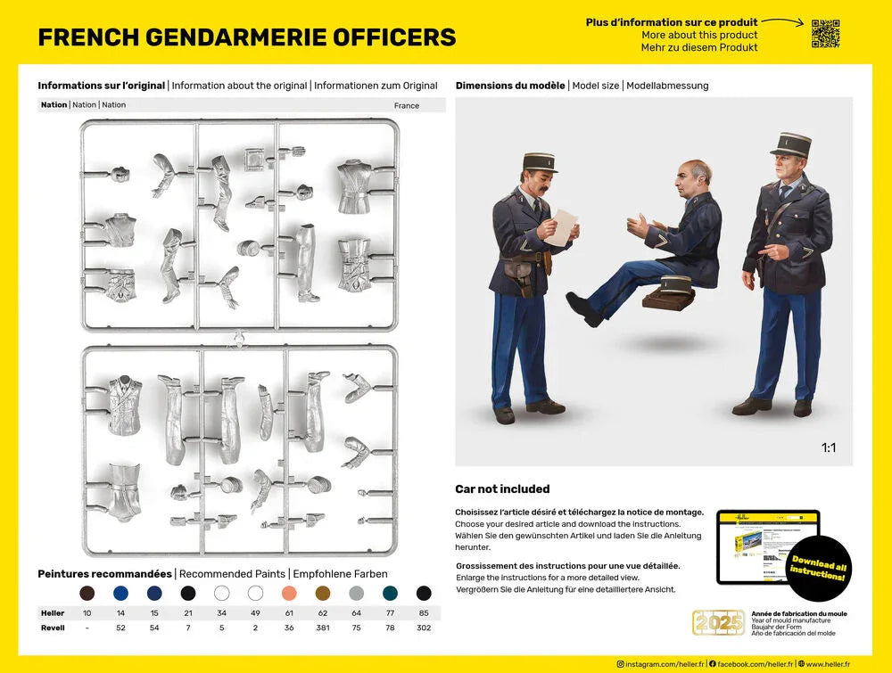 French Gendarmerie Officers - PremiumHobby