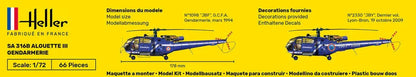 STARTER KIT SA 316 Alouette III Gendarmerie - PremiumHobby