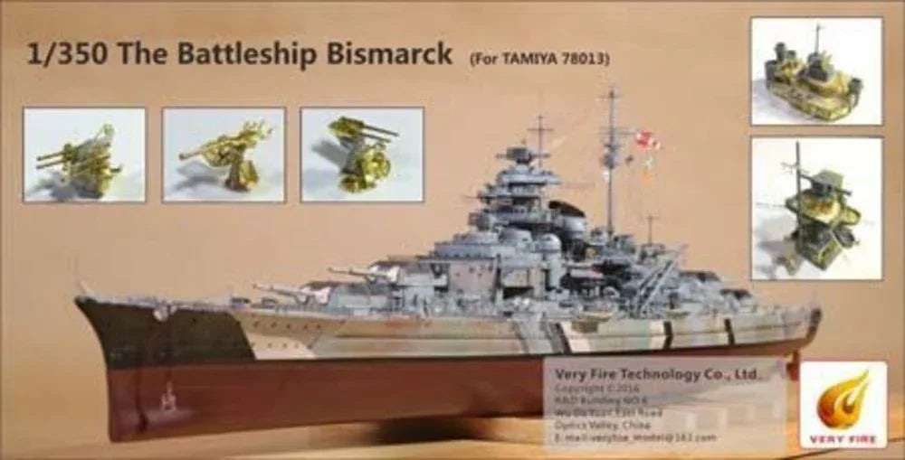 The Battle Ship Bismarck(f.Tamiya 78013 - PremiumHobby