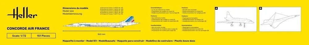 STARTER KIT Concorde AF - PremiumHobby