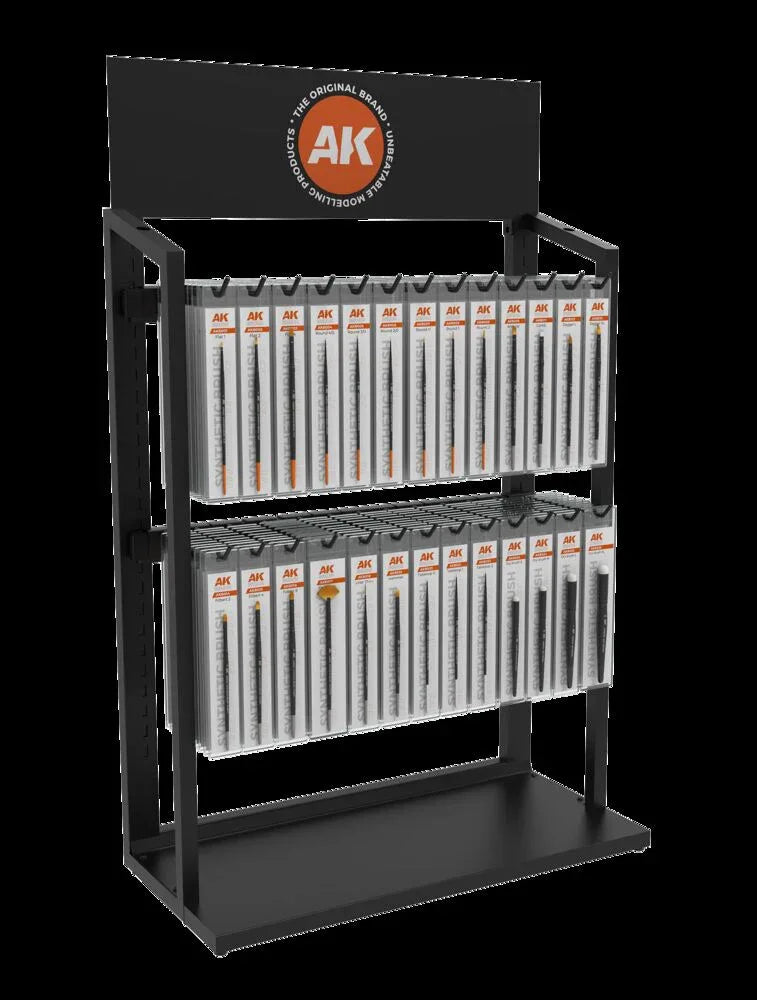 SYNTHETIC BRUSHES DISPLAY (26 ref. x 10units) - PremiumHobby