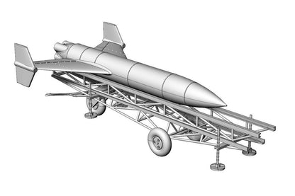 Feuerlilie F-55 Flakrakete w/dolly