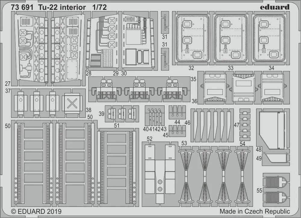 Tu-22 interior for Trumpeter - PremiumHobby