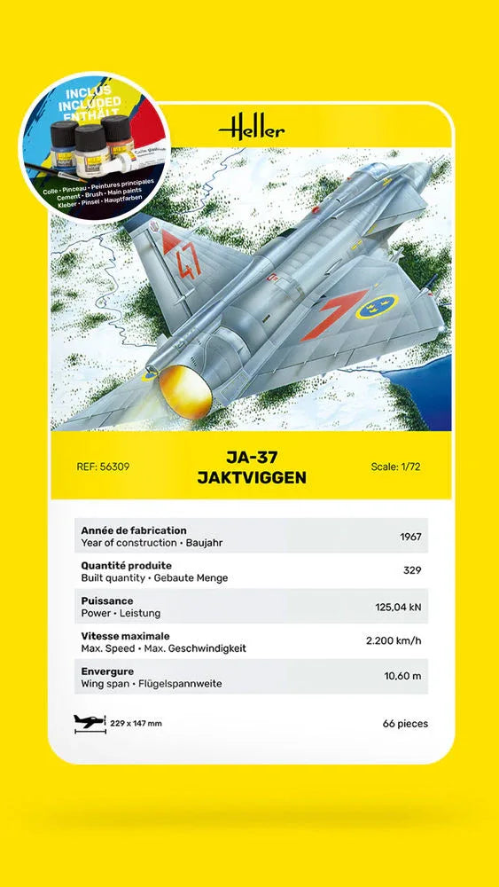 STARTER KIT Ja-37 Jaktviggen - PremiumHobby