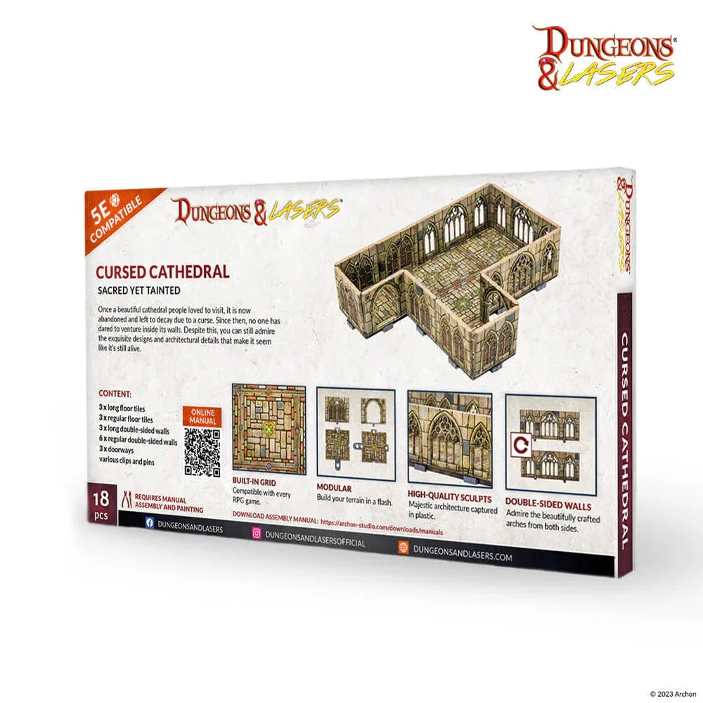 Dungeons & Lasers Expansion Set: CURSED CATHEDRAL - PremiumHobby