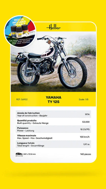 STARTER KIT Yamaha TY 125 - PremiumHobby