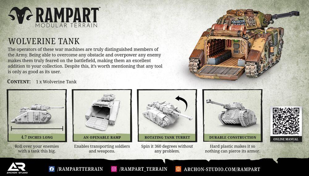 Modular Terrain: WOLVERINE TANK - PremiumHobby