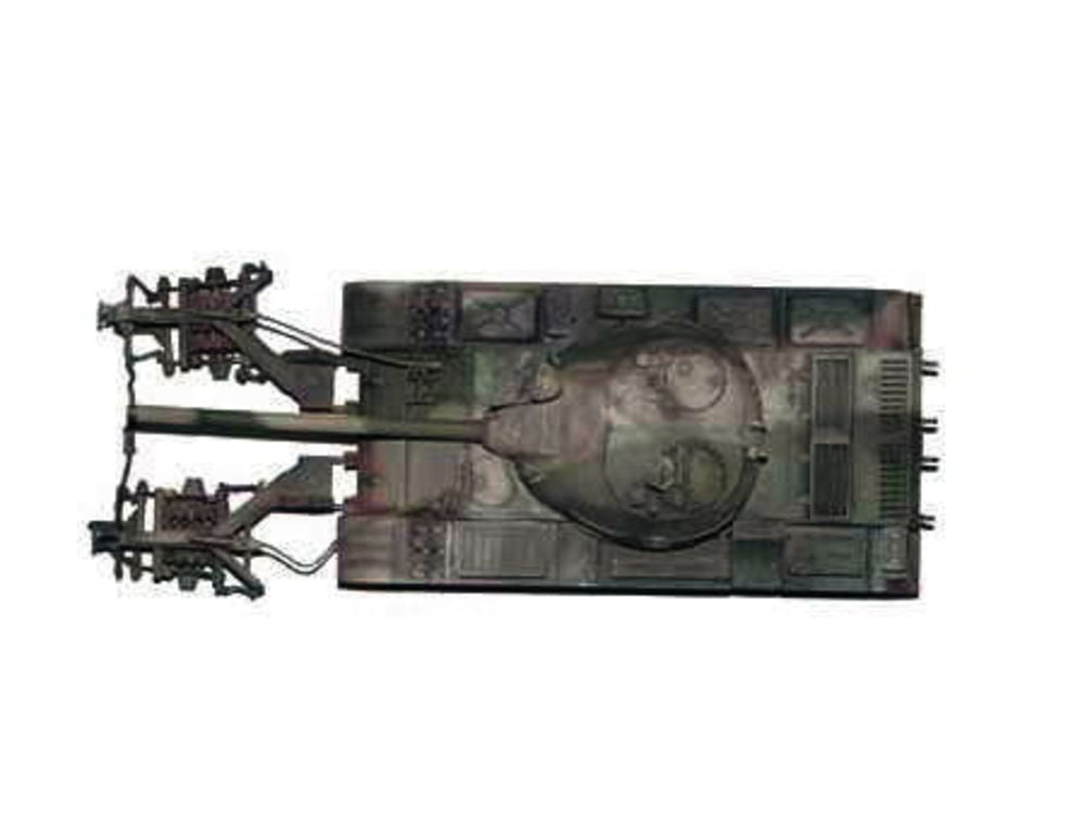 Finnischer Panzer T-55 mit Minenräumer