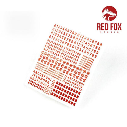 3D Resin Foundry Numeral & Letters for US AFV’s vol.01