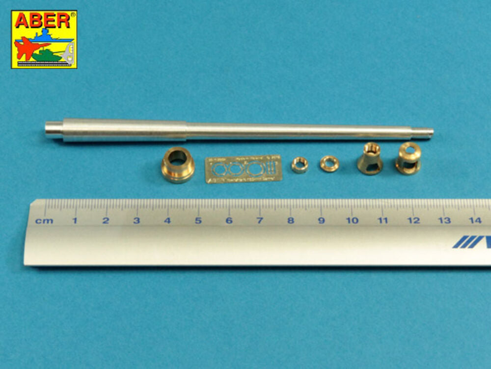 10,5cm KwK L/70 barrel with double baffle muzzle brake for German Pz.Kpfw. VII Löwe