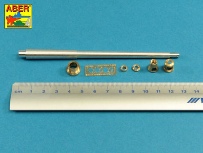 10,5cm KwK L/70 barrel with double baffle muzzle brake for German Pz.Kpfw. VII Löwe