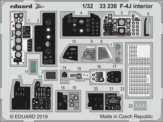 F-4J interior for Tamiya