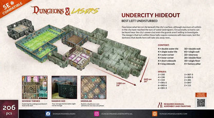 Dungeons & Lasers Starter Set: UNDERCITY HIDEOUT - PremiumHobby