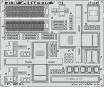 B-17F waist section 1/48