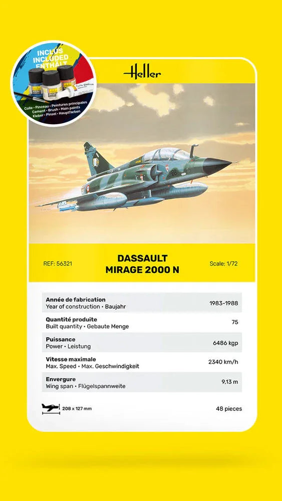 STARTER KIT Mirage 2000 N - PremiumHobby
