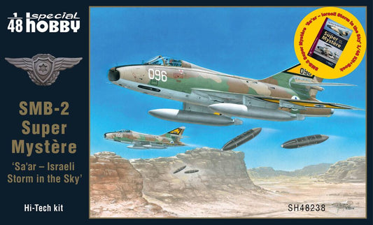 SMB-2 Super Mystère  'Sa’ar – Israeli Storm in the Sky' 1/48 Kit+Book