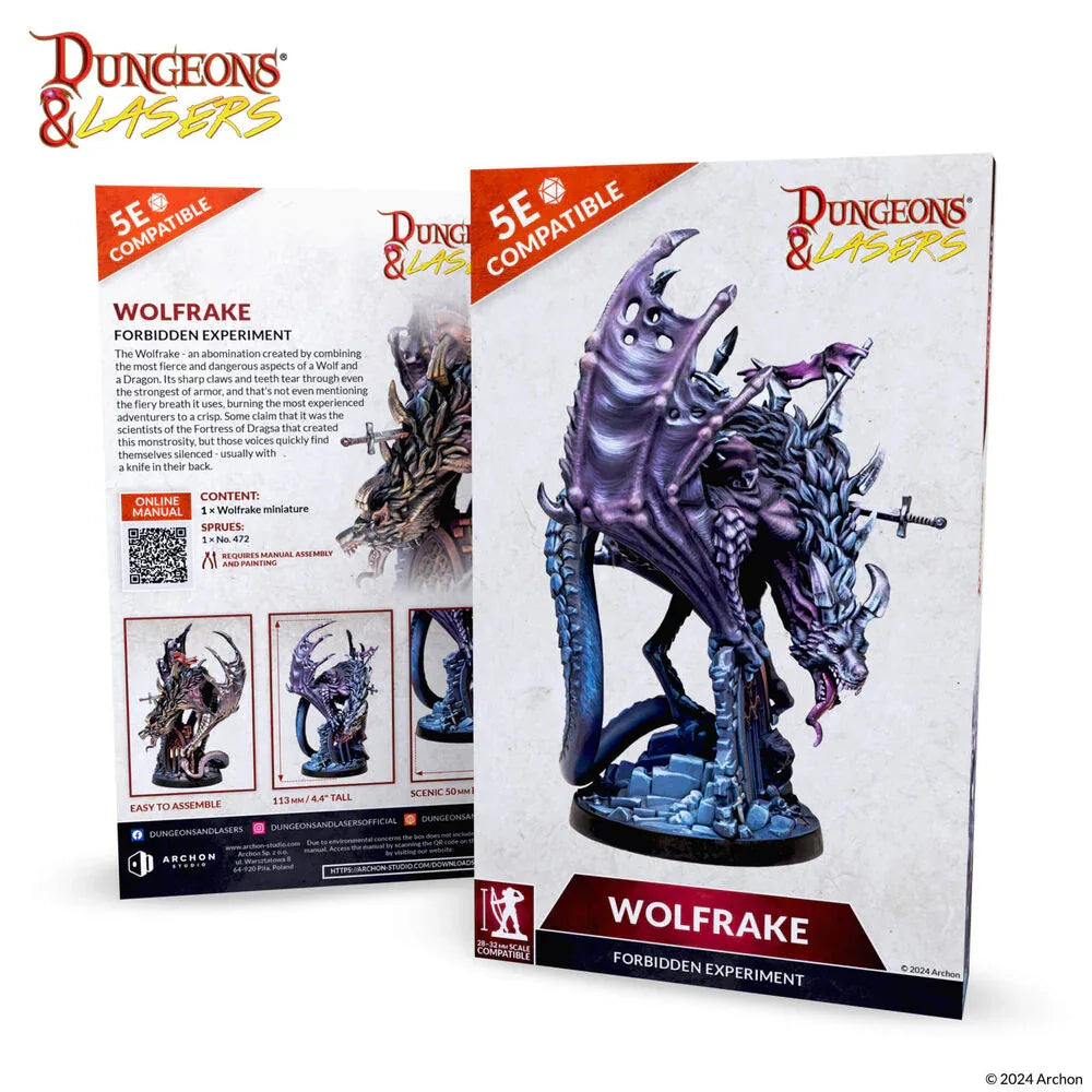 Dungeons & Lasers Miniatures: DEUSLAIR: WOLFRAKE - PremiumHobby