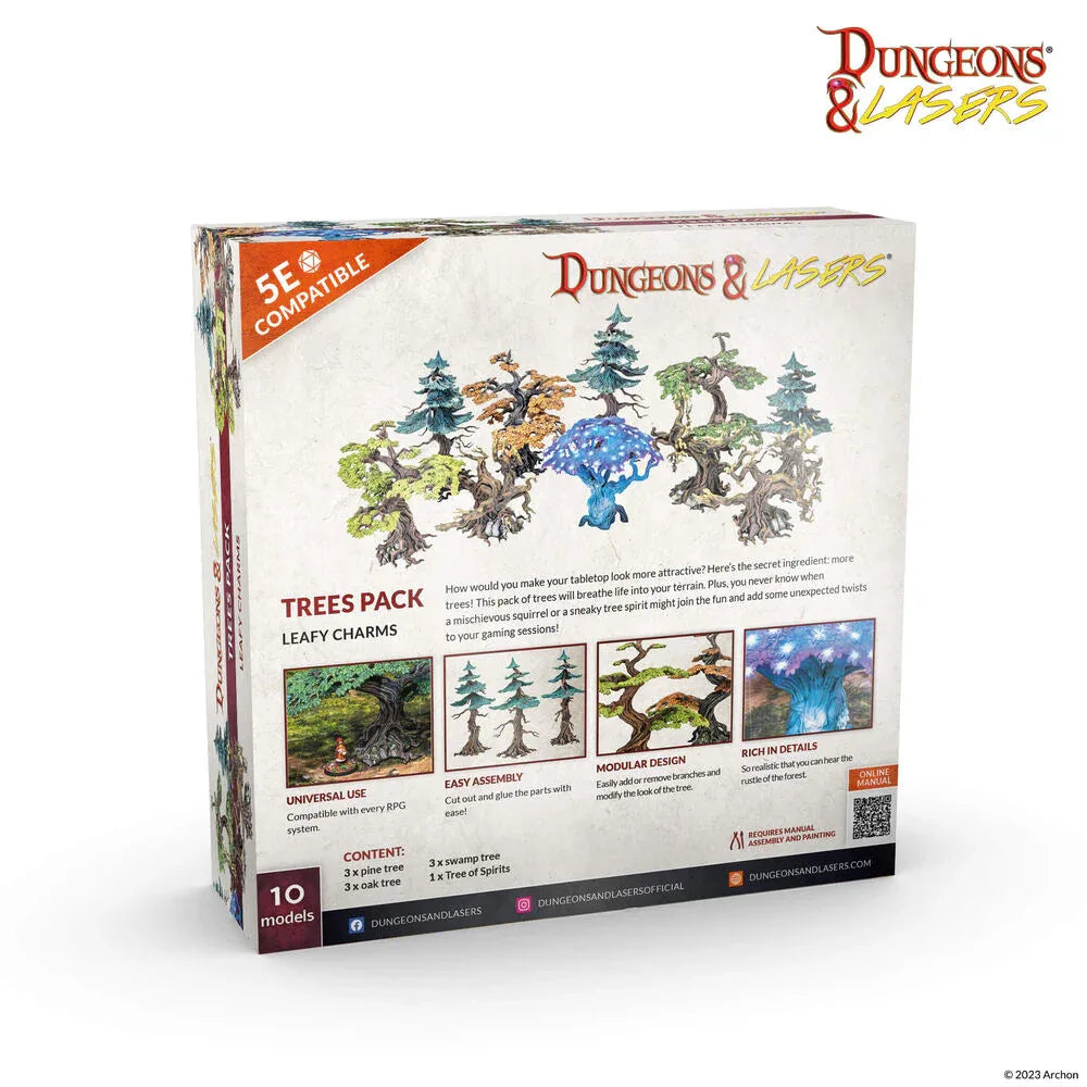 Dungeons & Lasers Expansion Set: TREES PACK - PremiumHobby