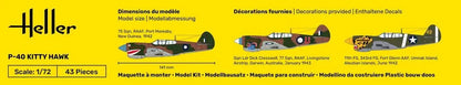 STARTER KIT P-40 Kitty Hawk - PremiumHobby