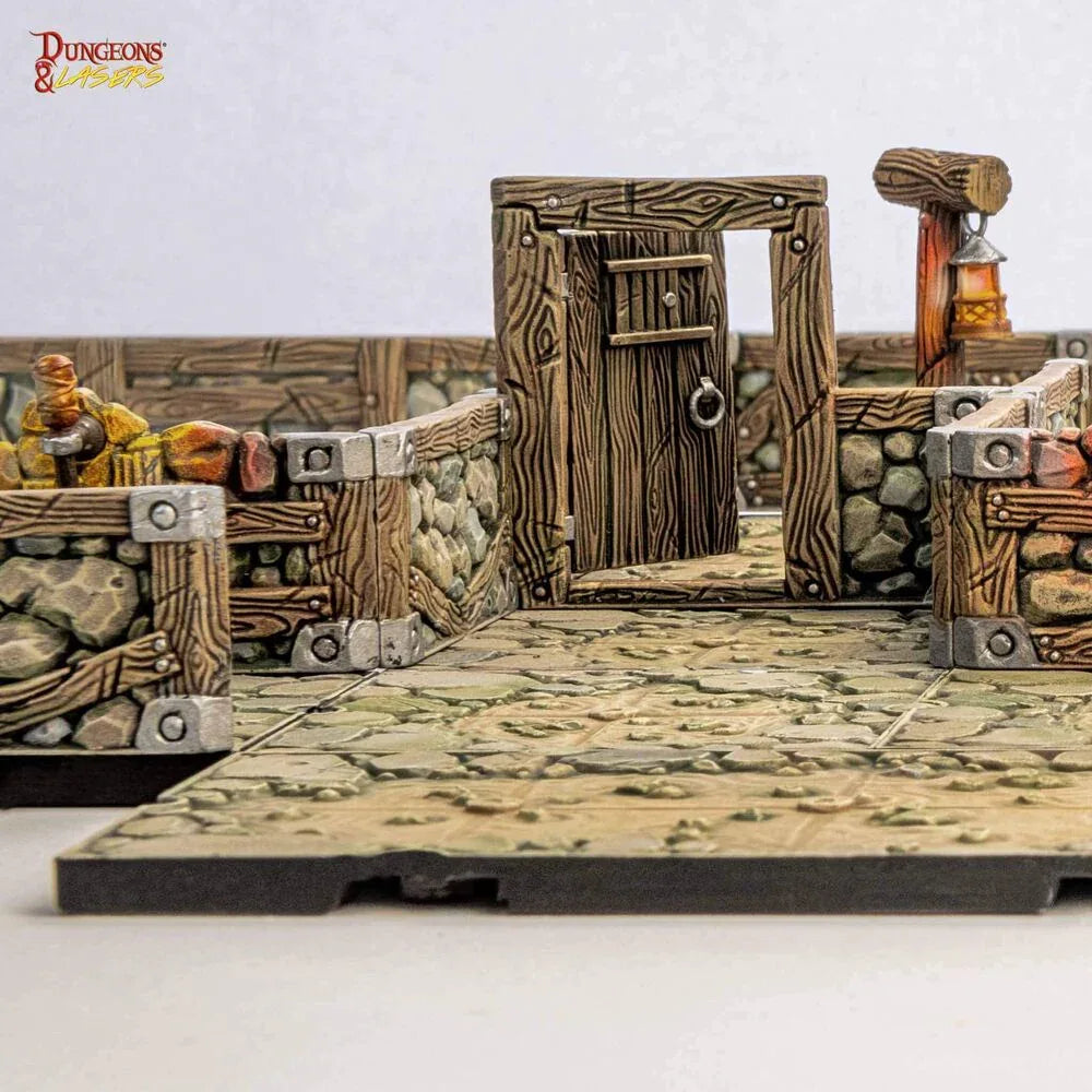 Dungeons & Lasers Dwarven Mine Half-Height Walls - PremiumHobby