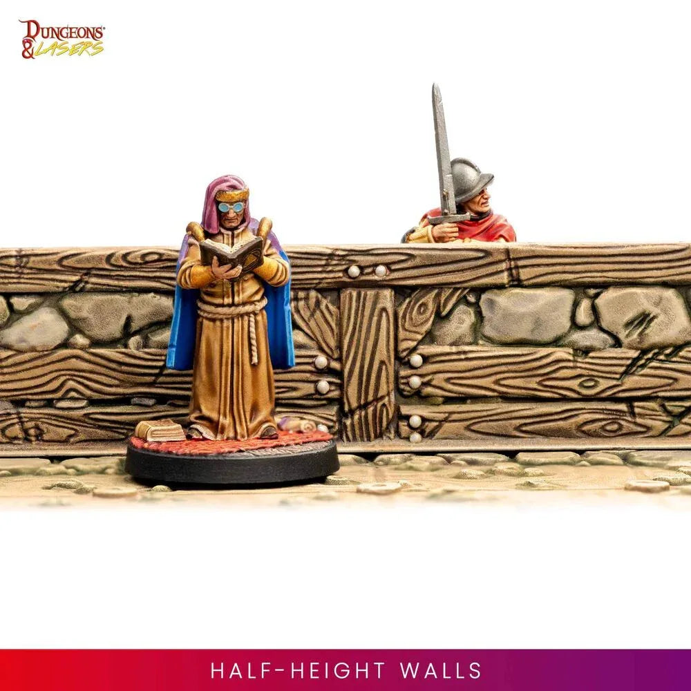 Dungeons & Lasers Dwarven Mine Half-Height Walls - PremiumHobby