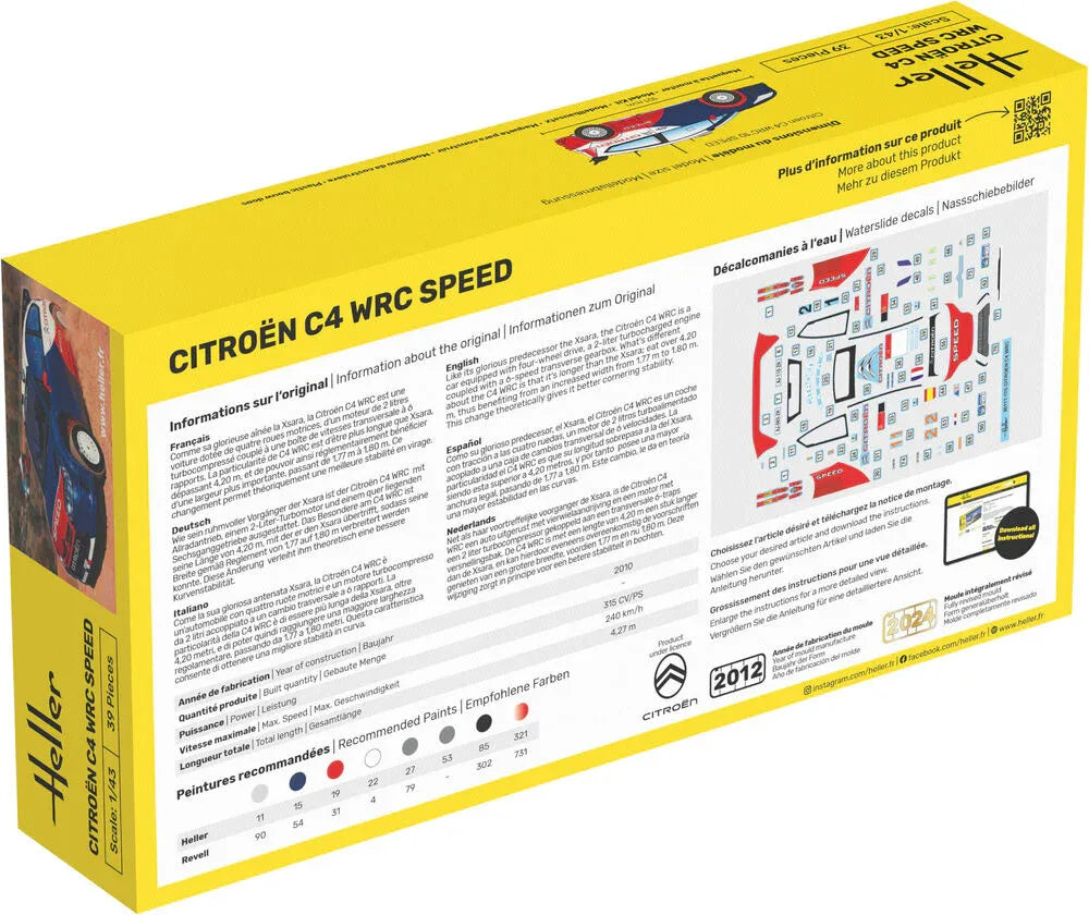 STARTER KIT Citroën C4 WRC Speed - PremiumHobby