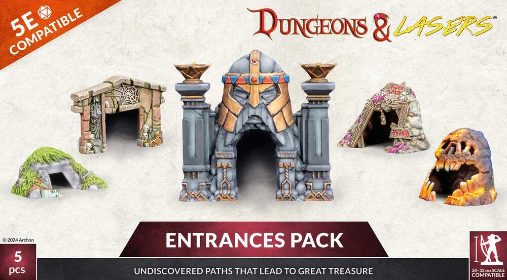 Dungeons & Lasers Expansion Set: ENTRANCES PACK - PremiumHobby