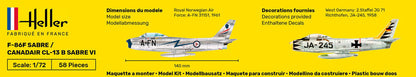 STARTER KIT F-86F Sabre / Canadair CL-13 B Sabre VI