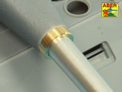 10,5cm KwK L/70 barrel with perforated muzzle brake for German Pz.Kpfw. VII Löwe or VK 7201(K)