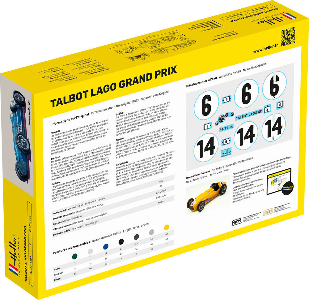 STARTER KIT Talbot Lago Grand Prix