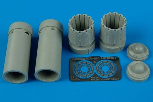 F/A-18C exhaust nozzles - opened für Academy Bausatz