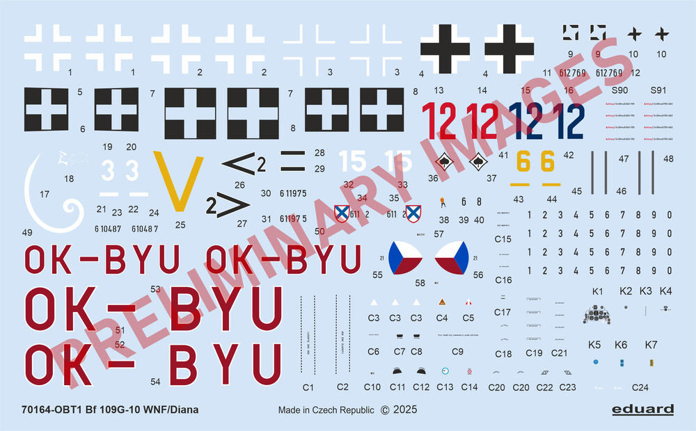 Bf 109G-10 WNF/Diana  EDUARD-PROFIPACK