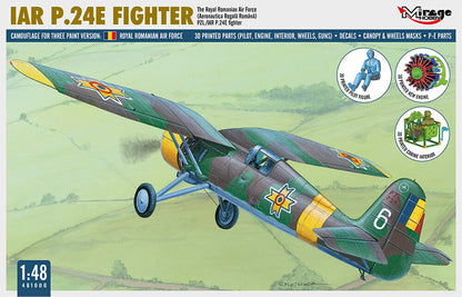 IAR P.24E FIGHTER The Royal Romanian Air Force mit Resin und Fotoätzteilen