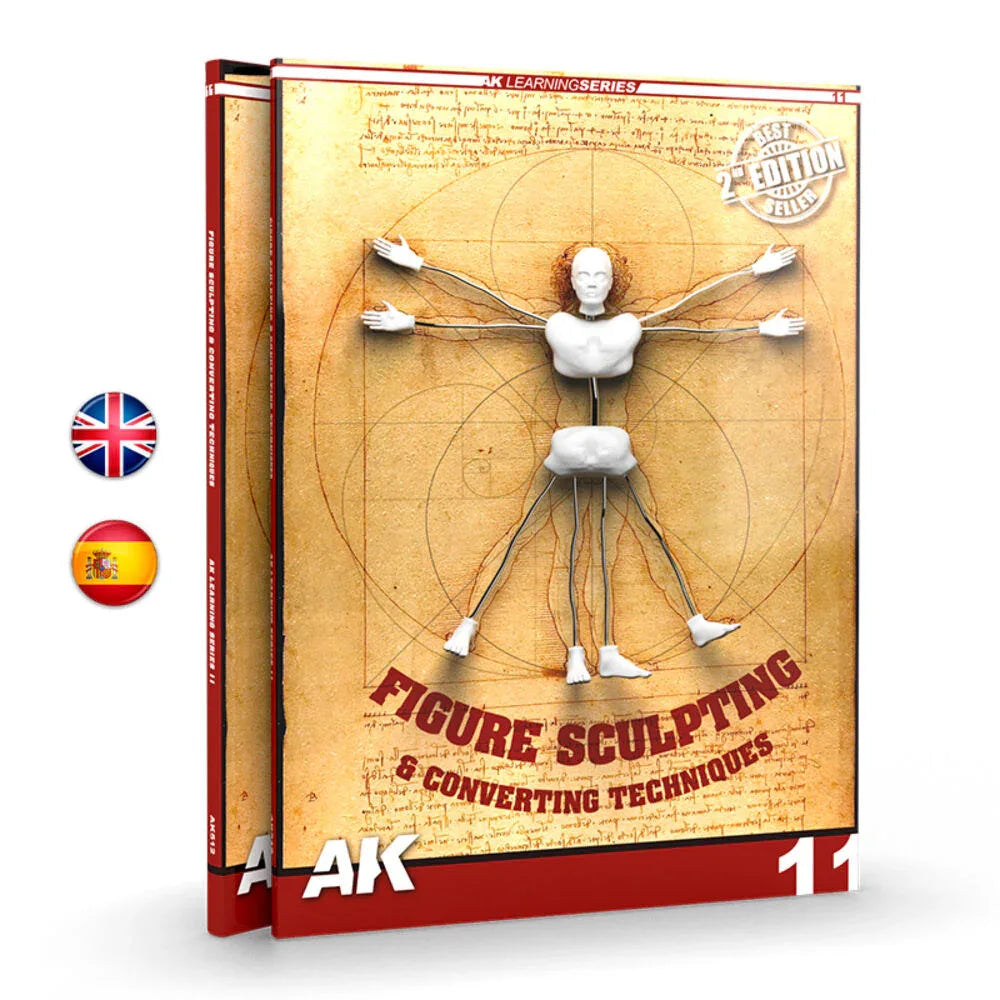 AK Learning 11 Figure Sculpting English - PremiumHobby