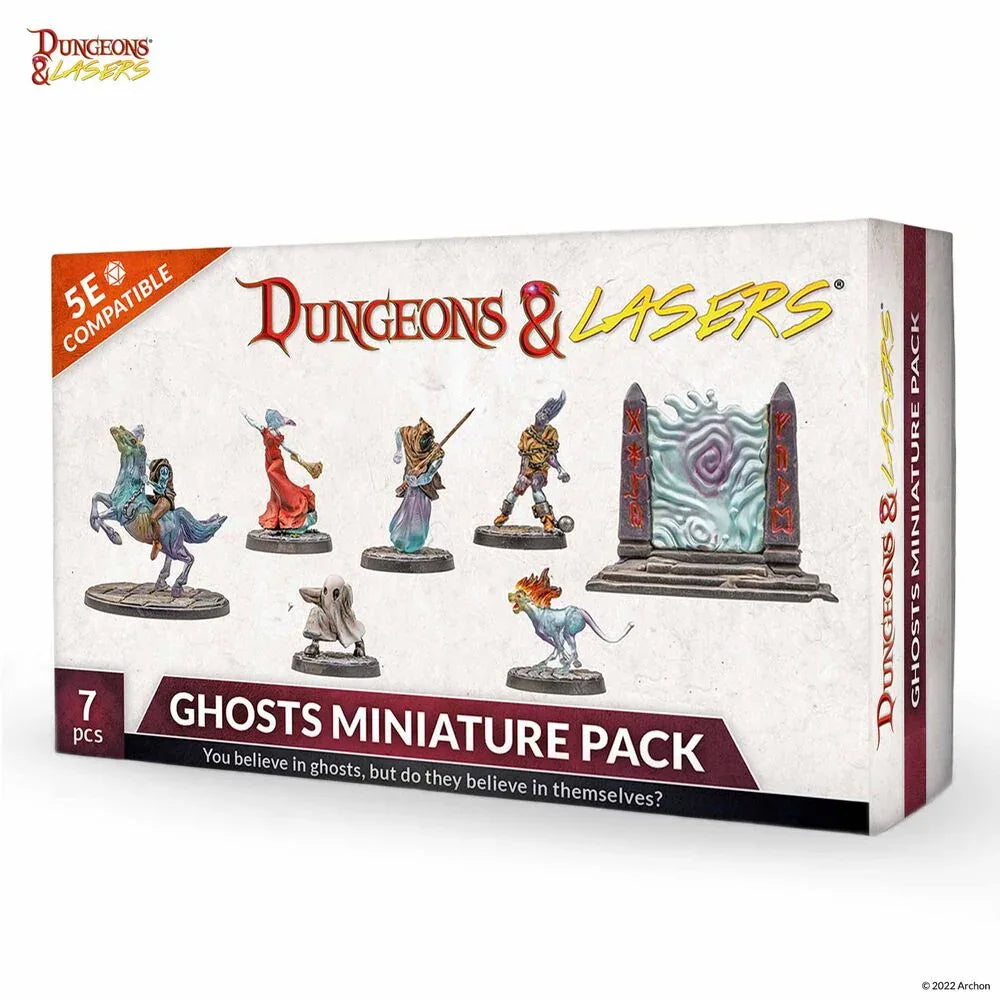 Dungeons & Lasers Miniatures: GHOSTS MINIATURE PACK - PremiumHobby