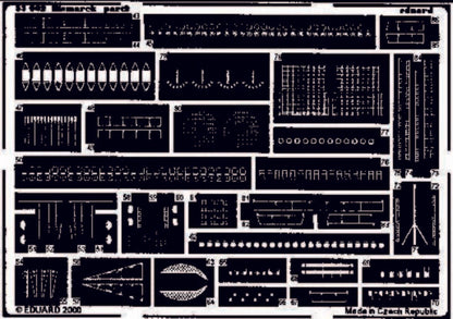 Schlachtschiff Bismarck Fotoätzsatz