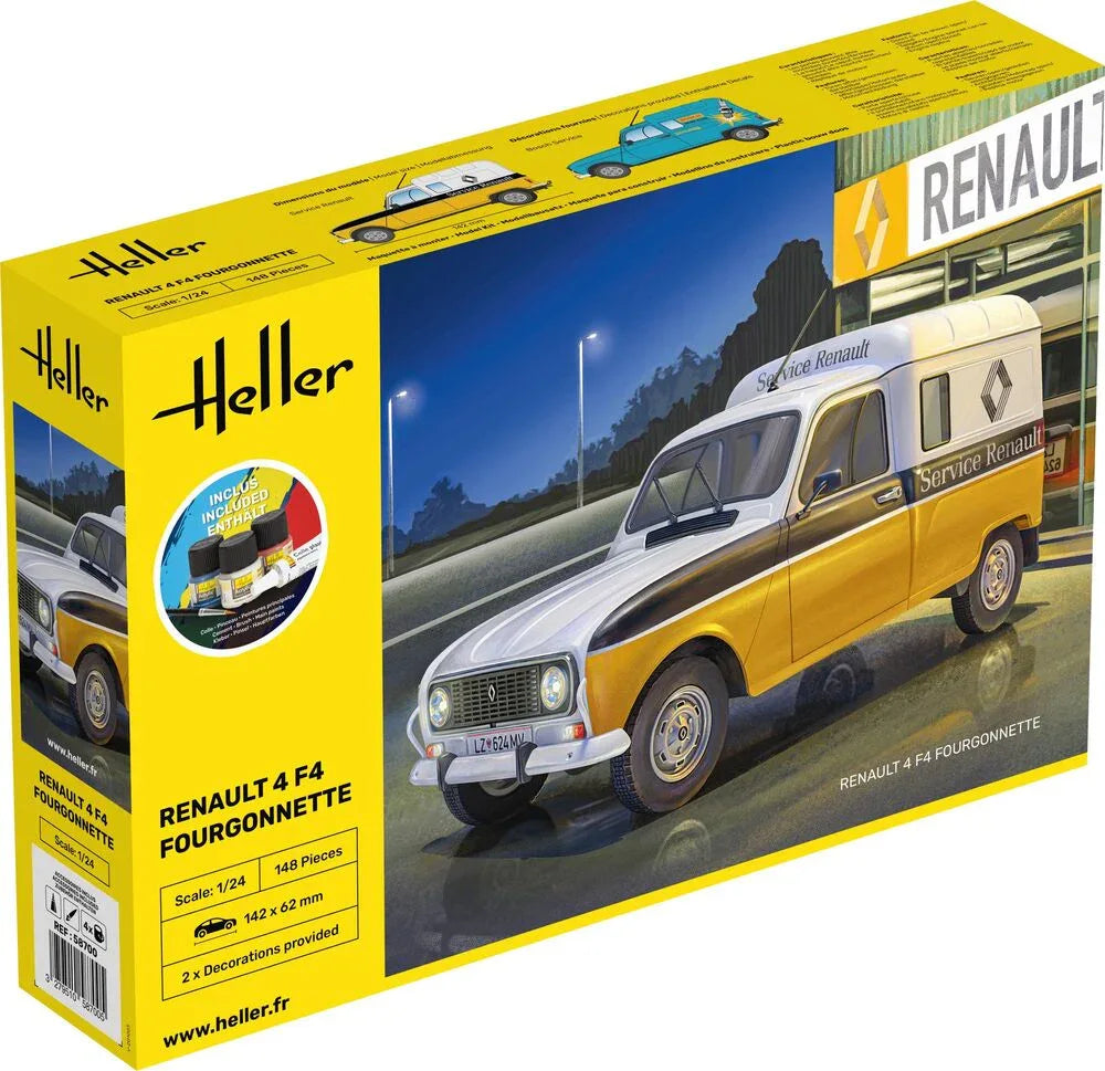 STARTER KIT Renault 4 F4 Fourgonette - PremiumHobby